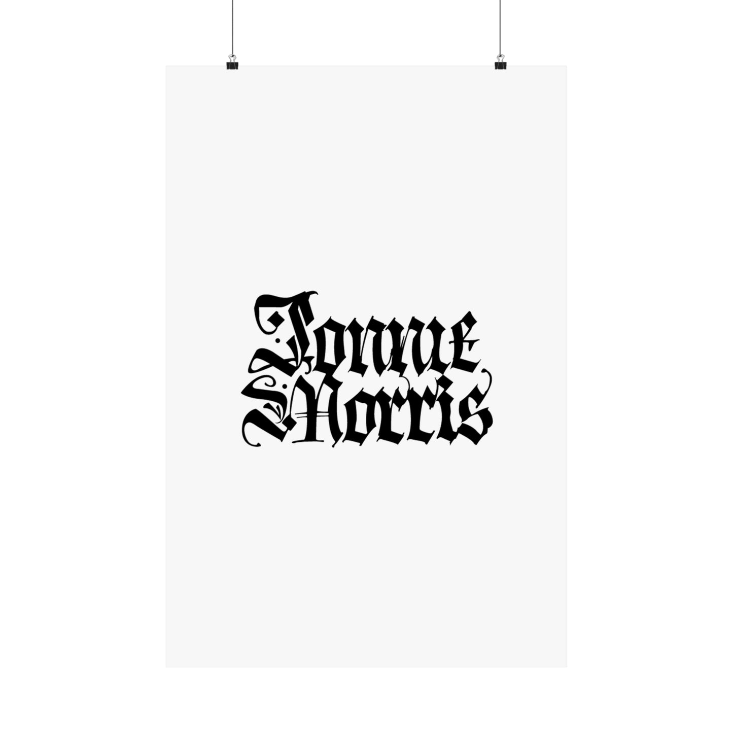 Jonnie Morris Premium Matte Vertical Posters