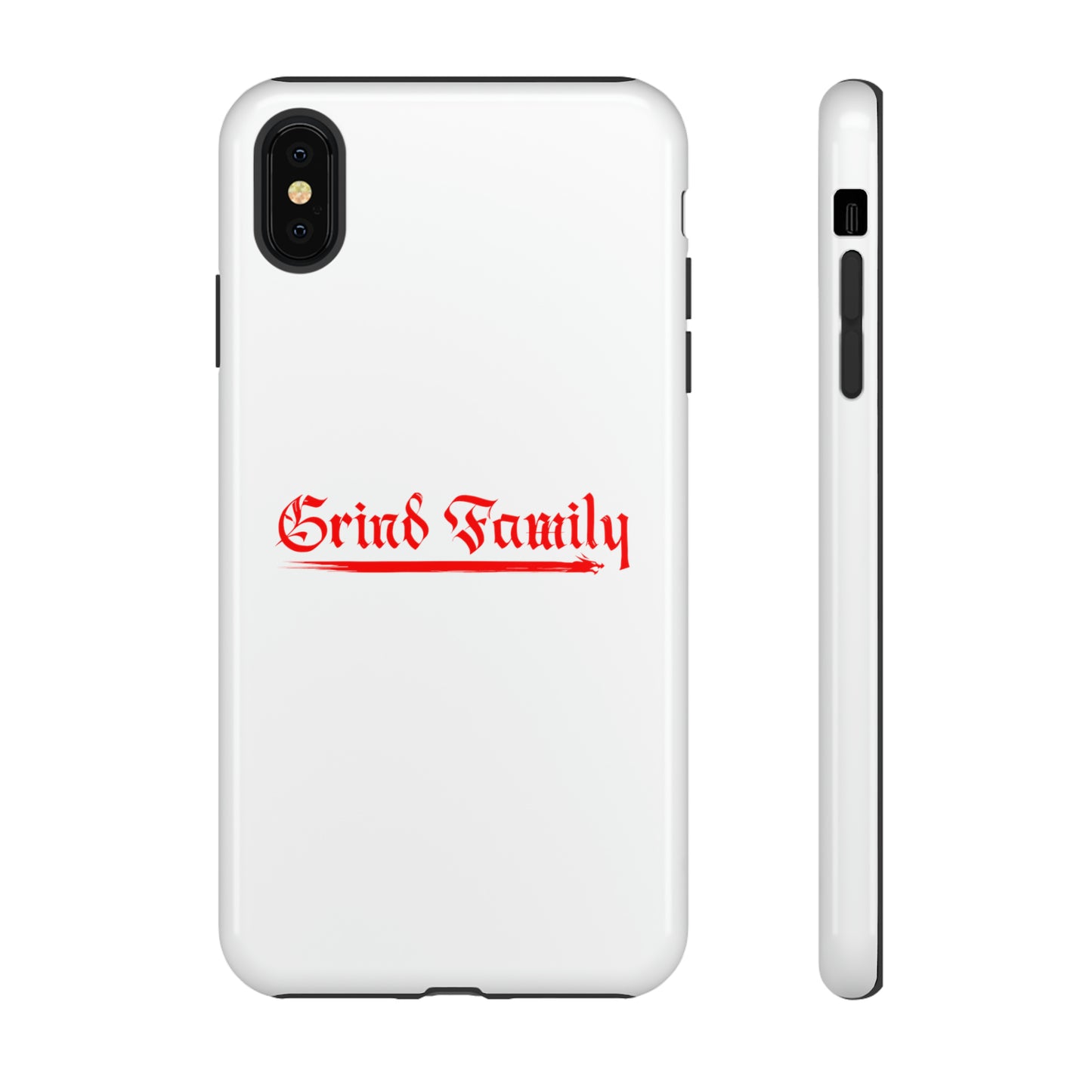 White Grind Family Tough Case