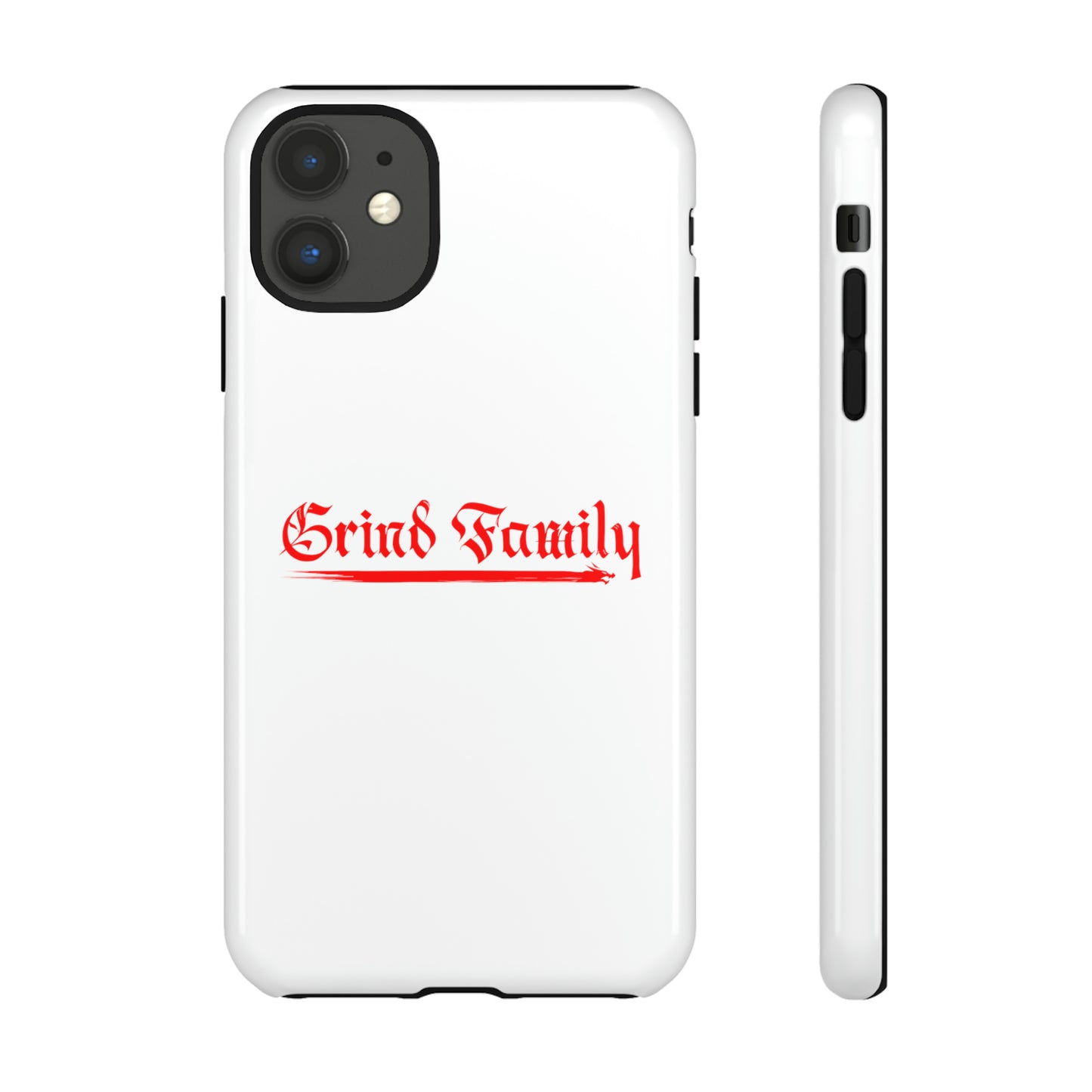 White Grind Family Tough Case