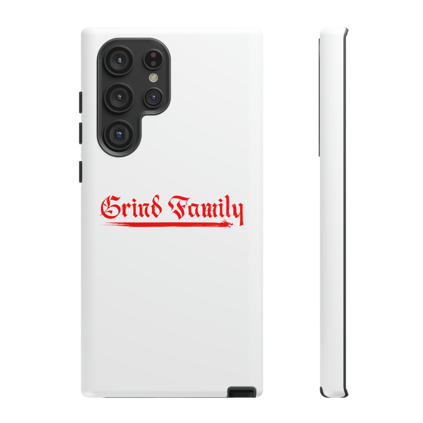 White Grind Family Tough Case