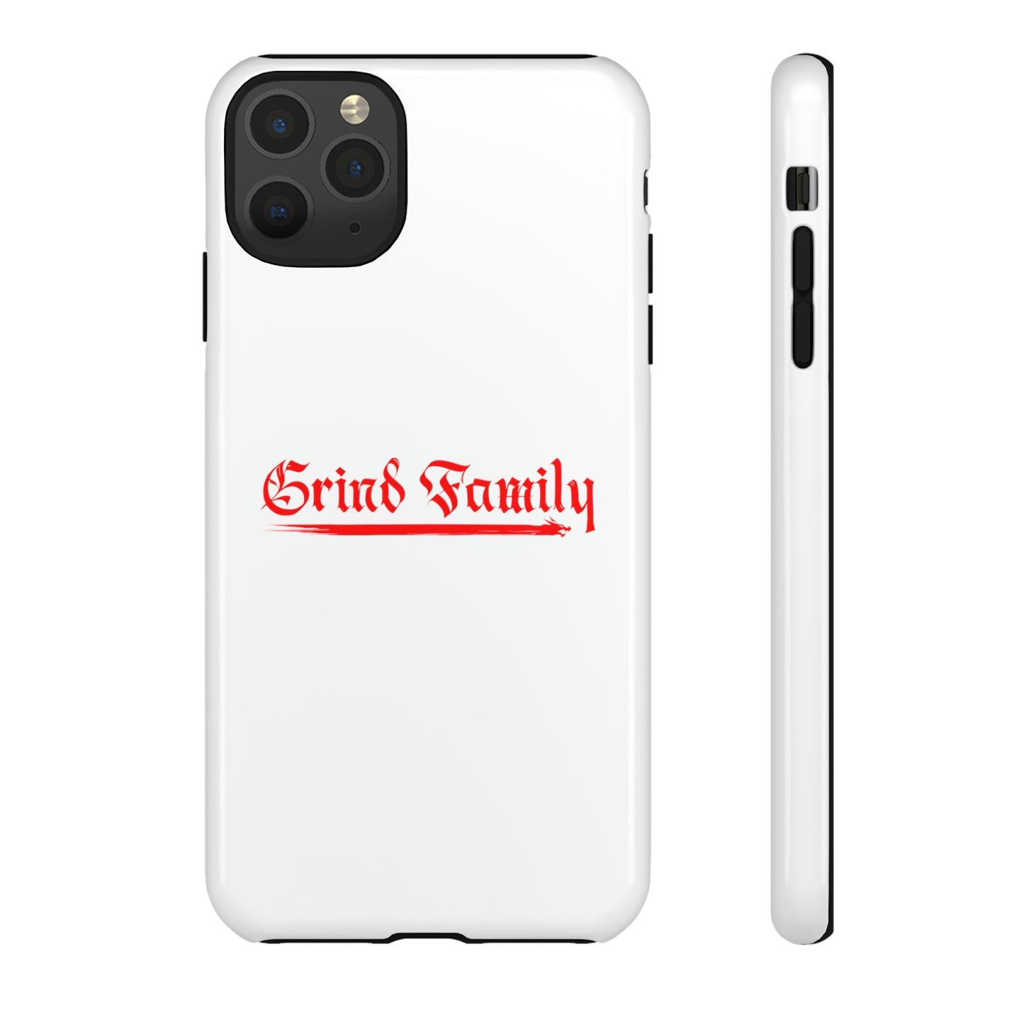 White Grind Family Tough Case