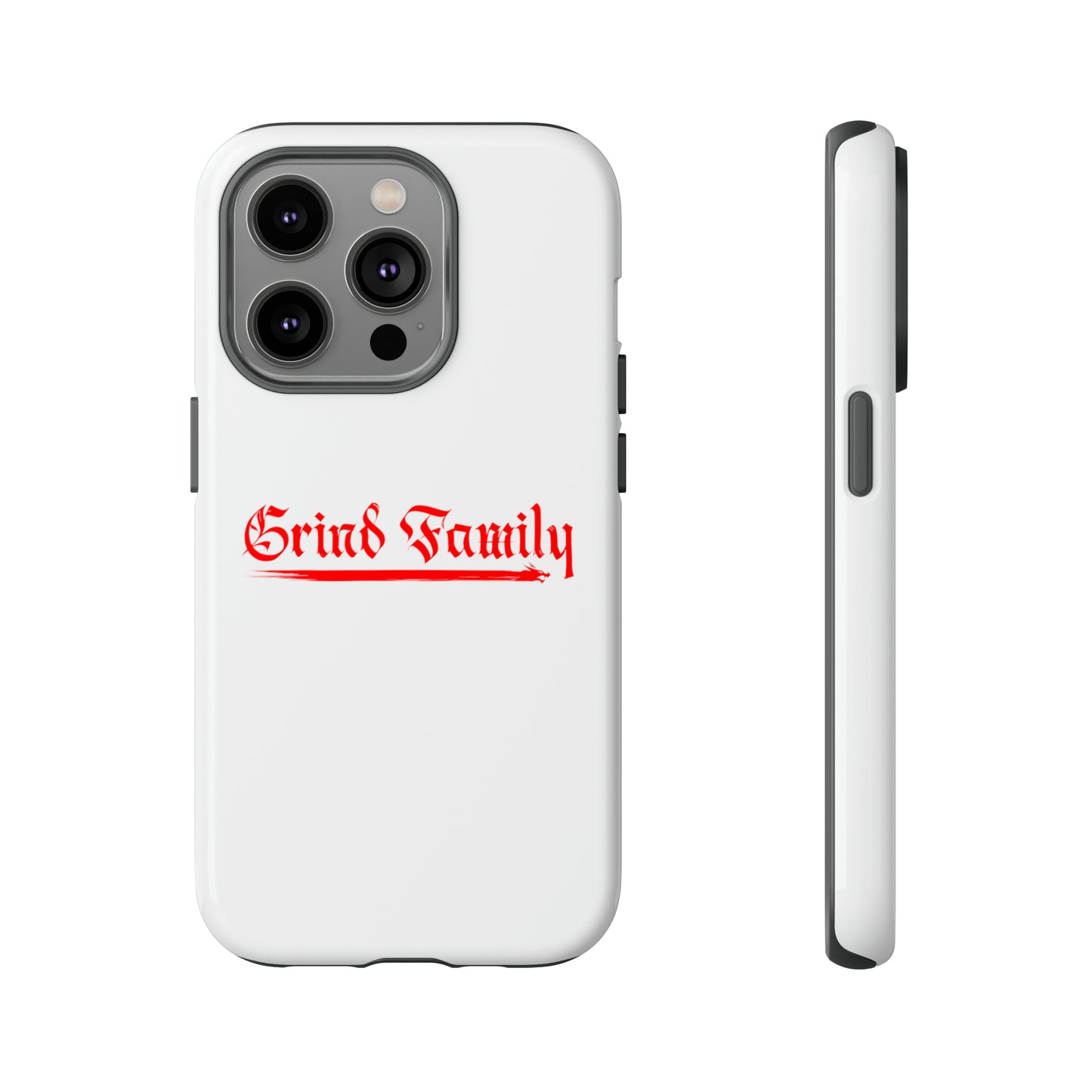 White Grind Family Tough Case