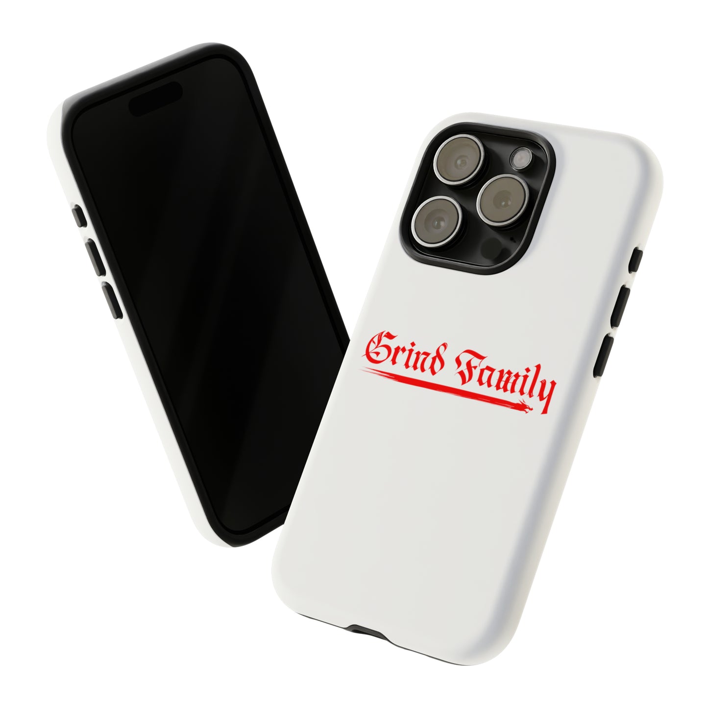 White Grind Family Tough Case