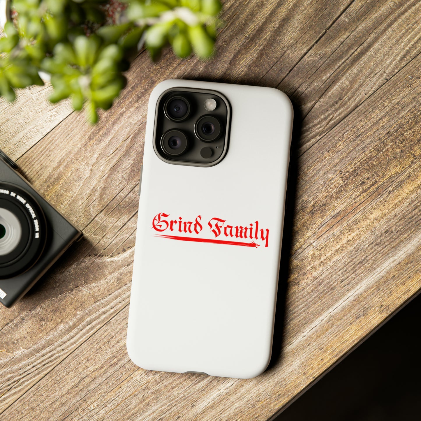 White Grind Family Tough Case