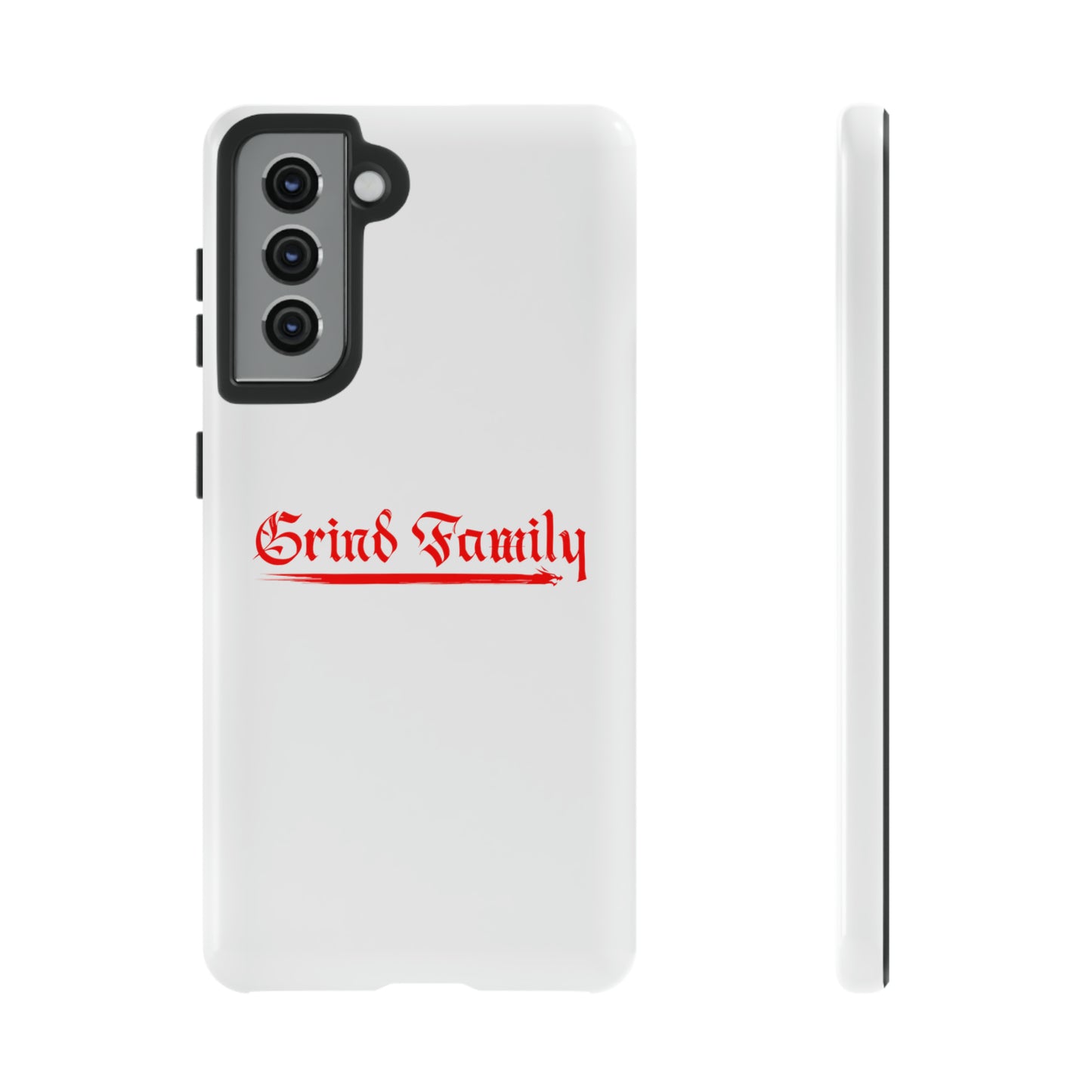 White Grind Family Tough Case