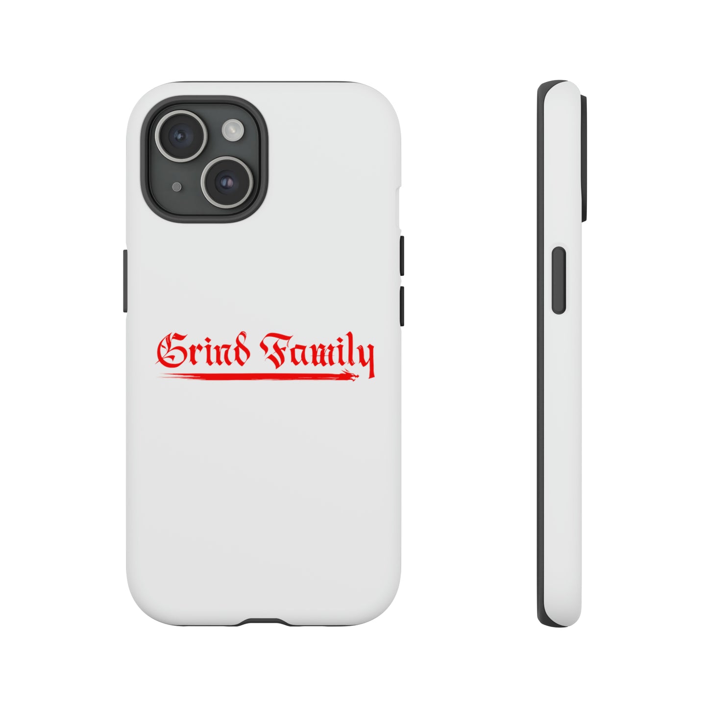 White Grind Family Tough Case