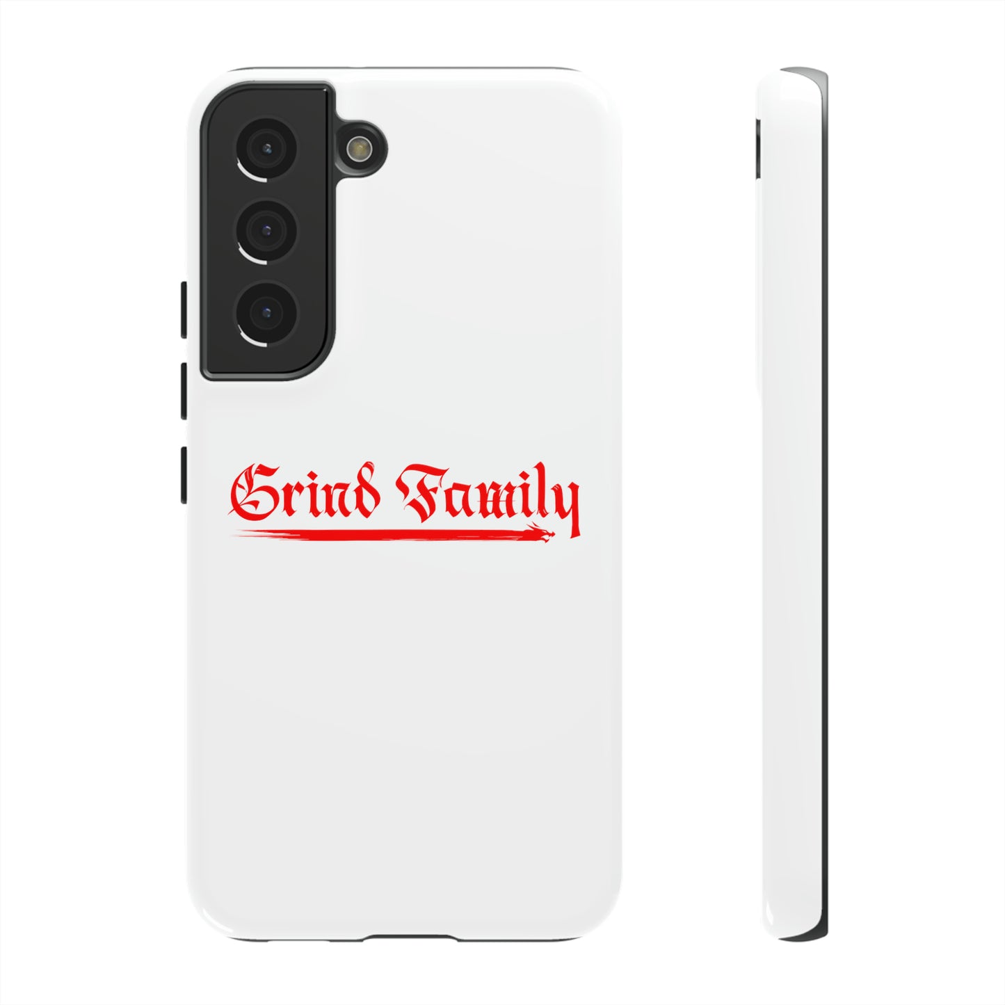 White Grind Family Tough Case