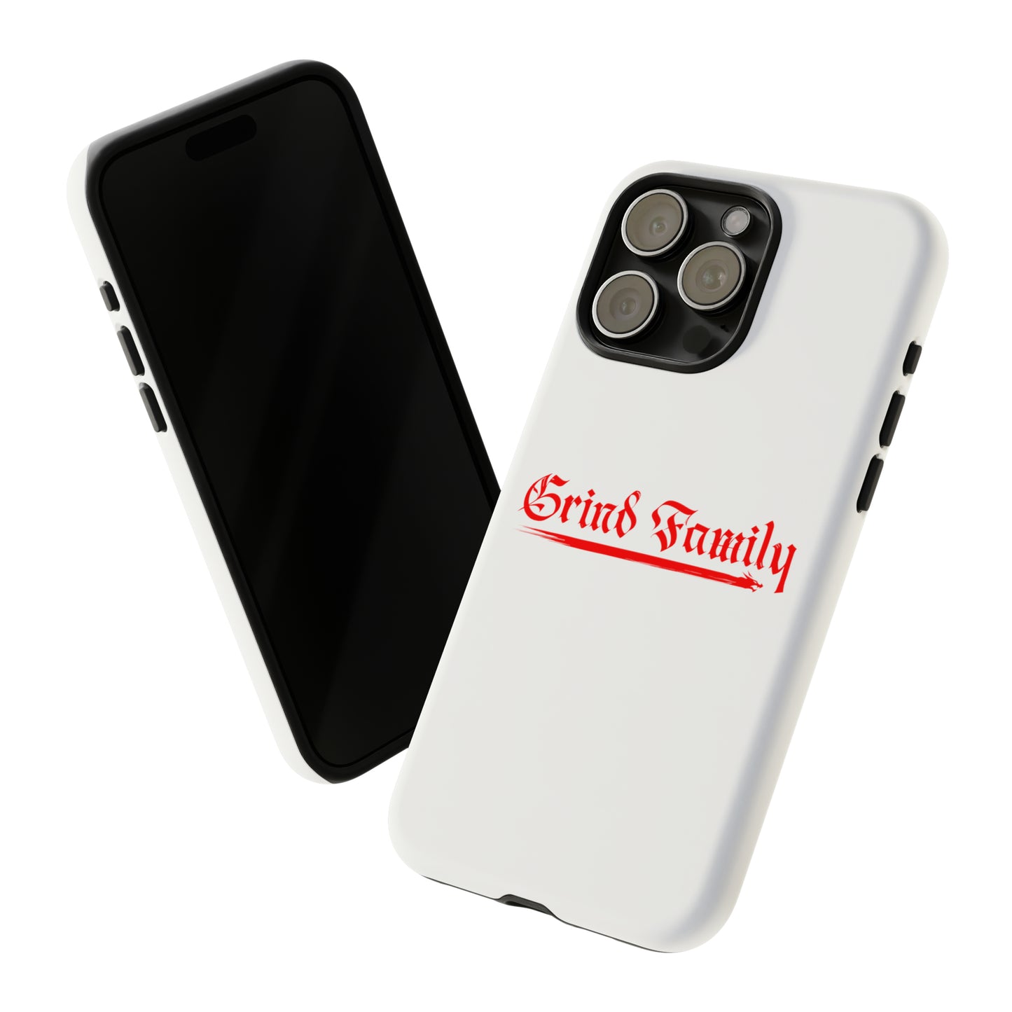 White Grind Family Tough Case