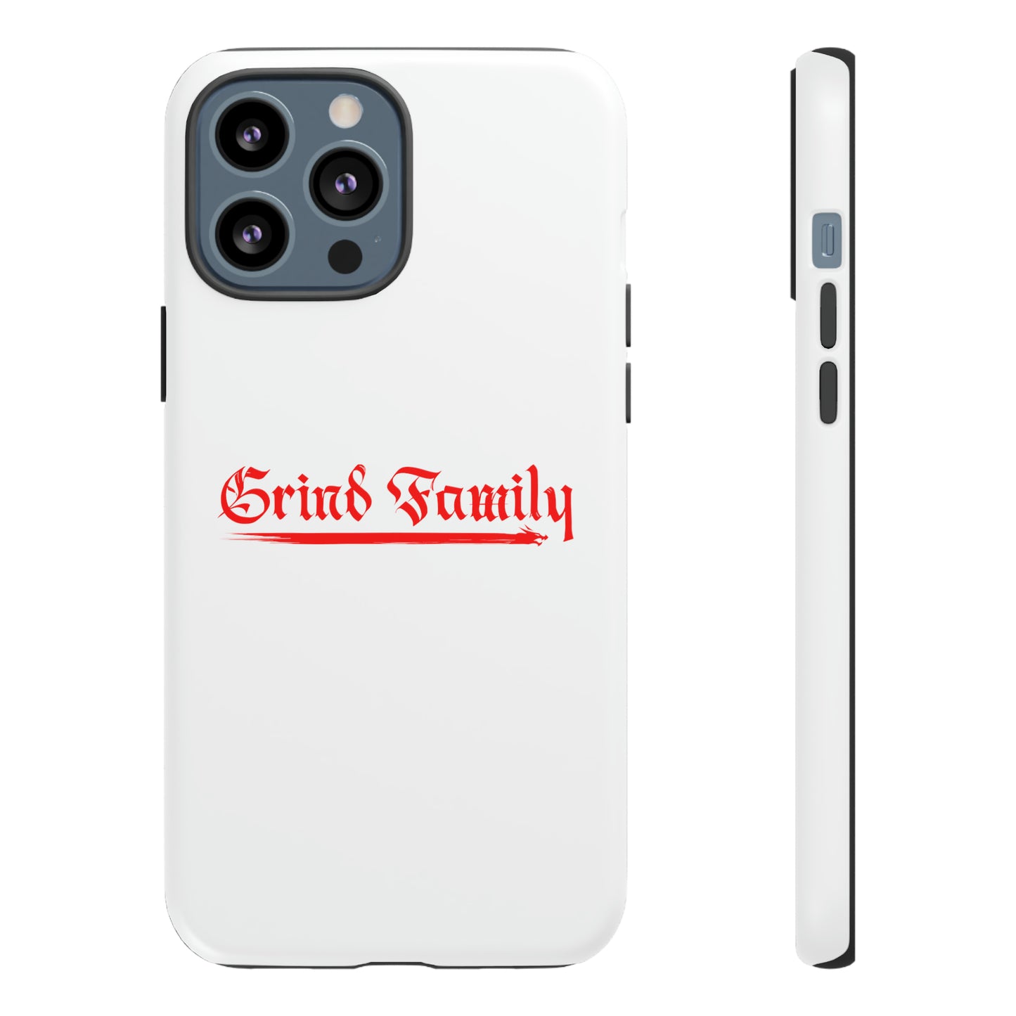 White Grind Family Tough Case