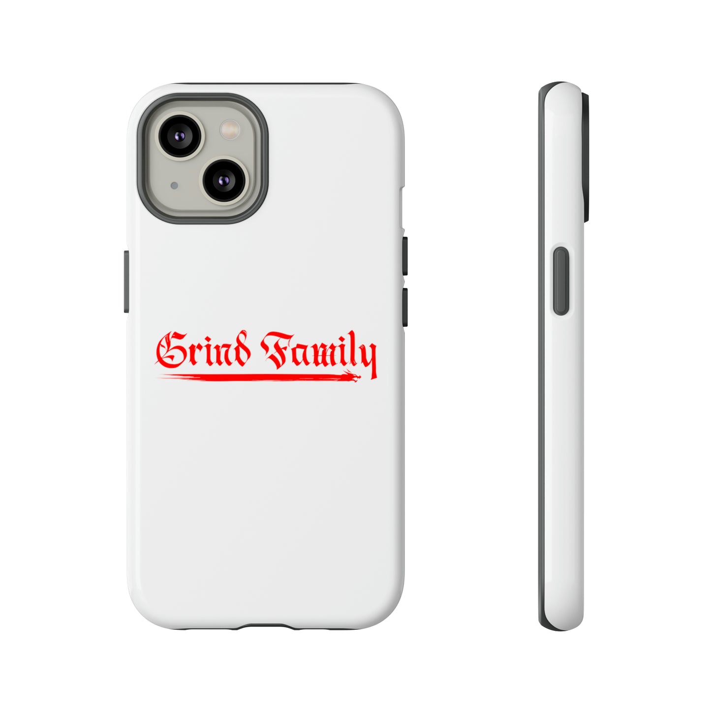 White Grind Family Tough Case